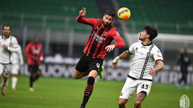 Kekalahan AC Milan Menghadapi Spezia Dengan skor 1-2